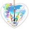 Harmonious Music from a Guitar Ornament, Colorful and Musical Souvenir, Musician Gift